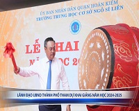 LÃNH ĐẠO UBND THÀNH PHỐ THAM DỰ KHAI GIẢNG NĂM HỌC 2024-2025